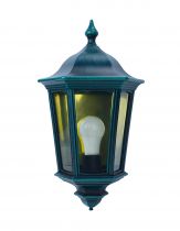 LIZIO - Applique Mur Ext. IP44 IK08, vert, E27 100W max., lampe non incl. (1932)