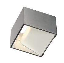 LOGS IN, applique intérieure, carré, alu/blanc, LED, 6,9W, 3000K (151325)