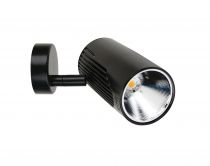 LUMI 01 - Proj. s/patère, noir, angle 32°, LED intég. 17W 3000K 1800lm (50166)