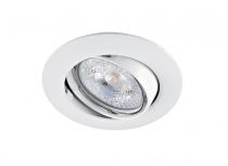 LUNAR LED - Encastré GU10, blanc, a/lpe LED 6W 3000K 500lm incl (51117)