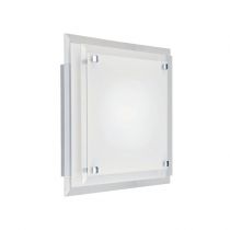 MAGGIE - Applique Mur E27 60W max, carré, double verre opale, lampe non incl. (3976)