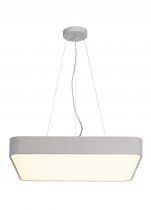 MEDO 60, plafonnier intérieur, carré, gris argent, LED, 39W, 3000K, variable 1-10V (1000727)