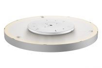 MEDO 90 CORONA, plafonnier intérieur, rond, gris argent, LED, 78W, 3000K/4000K, variable Triac (1001880)