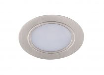 MEUBLED - Encastré IP44, rond, fixe, alu, LED intég. 1,7W 3000K 65lm (5332)