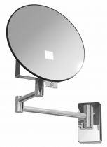 Miroir ECLIPS rond lumineux bras tubulaire (866655)