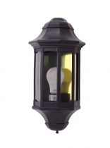 MURA - Applique Mur Ext. IP44 IK08, noir, E27 77W max., lampe non incl. (1942)