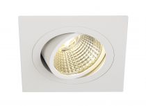 NEW TRIA 77, encastré de plafond intérieur, simple, carré, blanc, LED, 8W, 3000K, clips ressorts (113911)