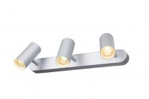 NOBLO, applique et plafonnier intérieur, triple, argent, LED, 24W, 2700K, variable Triac (1002978)