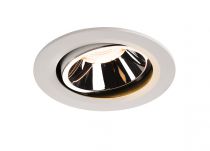 NUMINOS, encastré de plafond intérieur, 20°, blanc/chrome, LED, 2700K, orientable (1003639)