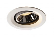 NUMINOS, encastré de plafond intérieur, 20°, blanc/chrome, LED, 3000K, orientable (1003591)