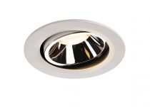 NUMINOS, encastré de plafond intérieur, 20°, blanc/chrome, LED, 3000K, orientable (1003663)