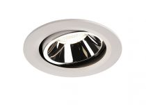 NUMINOS, encastré de plafond intérieur, 20°, blanc/chrome, LED, 4000K, orientable (1003687)