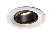 NUMINOS, encastré de plafond intérieur, 20°, blanc/noir, LED, 3000K, orientable (1003589)