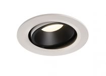 NUMINOS, encastré de plafond intérieur, 20°, blanc/noir, LED, 4000K, orientable (1003685)