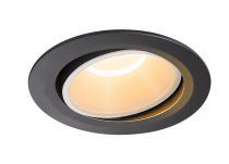 NUMINOS, encastré de plafond intérieur, 20°, noir/blanc, LED, 2700K, orientable (1003698)