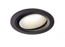 NUMINOS, encastré de plafond intérieur, 20°, noir/blanc, LED, 4000K, orientable (1003674)