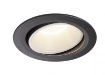 NUMINOS, encastré de plafond intérieur, 20°, noir/blanc, LED, 4000K, orientable (1003746)