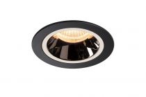 NUMINOS, encastré de plafond intérieur, 20°, noir/chrome, LED, 2700K (1003843)