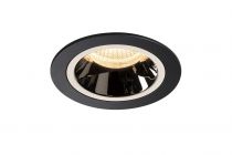 NUMINOS, encastré de plafond intérieur, 20°, noir/chrome, LED, 3000K (1003867)