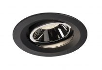 NUMINOS, encastré de plafond intérieur, 20°, noir/chrome, LED, 4000K, orientable (1003603)