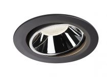 NUMINOS, encastré de plafond intérieur, 20°, noir/chrome, LED, 4000K, orientable (1003747)