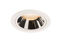 NUMINOS, encastré de plafond intérieur, 40°, blanc/chrome, LED, 2700K (1003930)