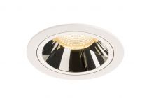 NUMINOS, encastré de plafond intérieur, 40°, blanc/chrome, LED, 3000K (1003954)