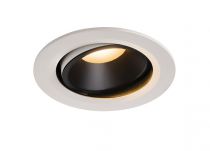 NUMINOS, encastré de plafond intérieur, 40°, blanc/noir, LED, 2700K, orientable (1003640)