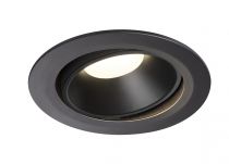 NUMINOS, encastré de plafond intérieur, 40°, noir, LED, 4000K, orientable (1003748)