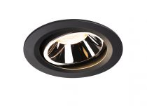 NUMINOS, encastré de plafond intérieur, 40°, noir/chrome, LED, 3000K, orientable (1003654)