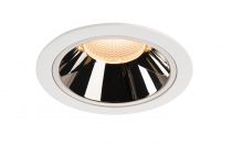 NUMINOS, encastré de plafond intérieur, 55°, blanc/chrome, LED, 2700K (1004005)