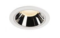 NUMINOS, encastré de plafond intérieur, 55°, blanc/chrome, LED, 3000K (1004029)