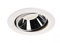 NUMINOS, encastré de plafond intérieur, 55°, blanc/chrome, LED, 4000K, orientable (1003765)