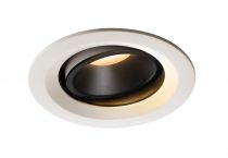 NUMINOS, encastré de plafond intérieur, 55°, blanc/noir, LED, 2700K, orientable (1003571)