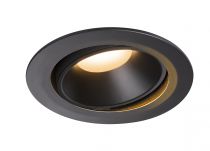 NUMINOS, encastré de plafond intérieur, 55°, noir, LED, 2700K, orientable (1003703)