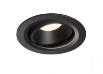 NUMINOS, encastré de plafond intérieur, 55°, noir, LED, 4000K, orientable (1003679)