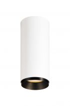 NUMINOS, plafonnier intérieur, 24°, blanc/noir, LED, 10,42W, 2700K, variable Dali (1004414)