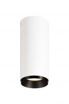 NUMINOS, plafonnier intérieur, 24°, blanc/noir, LED, 10,42W, 3000K, variable Dali (1004422)