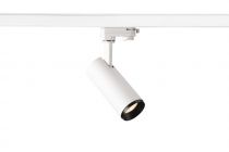 NUMINOS, spot pour rail 3 allumages, intérieur, 24°, blanc/noir, LED, 10,42W, 2700K, variable Triac (1004078)