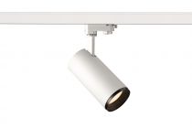 NUMINOS, spot pour rail 3 allumages, intérieur, 24°, blanc/noir, LED, 20,1W, 3000K, variable Triac (1004182)