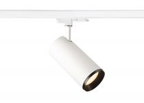 NUMINOS, spot pour rail 3 allumages, intérieur, 24°, blanc/noir, LED, 28W, 3000K, variable Dali (1004566)