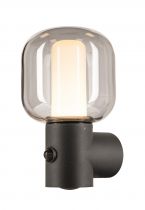 OVALISK, applique extérieure, anthracite, LED, 9,6W, 3000/4000K, détecteur de mouvement, interrupteur CCT, IP65 (1004679)