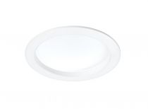 P10 - Downlight IP20/65, rond Ø105mm fixe blanc, 90°, LED intég. 10W 3000K 800lm (50538)