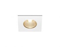 PATTA-I, encastré de plafond intérieur/extérieur, carré, blanc mat, LED, 7,3W, 1800-3000K, IP20/IP65, Dim to warm, variable Tria