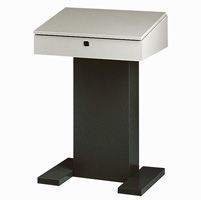 Pied - pour console 358 70 - H. 680 mm - RAL 7021 (035874)