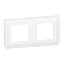 Plaque de finition horizontale Mosaic pour 2x2 modules blanc (078804L)