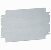 Plaque pleine acier - pour boîtier industriel Atlantic IP 66 400x400 mm (035668)