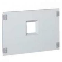 Plastron métal XL³ 800/4000 - à vis - 1 DPX 1600 - horizontal - H 400 - 36 mod (020984)