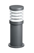 POLO - Borne Ext. IP65 IK07, graphite, E27 70W max., lampe non incl., haut.35cm (3125)