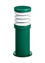 POLO - Borne Ext. IP65 IK07, vert, E27 70W max., lampe non incl., haut.35cm (3124)